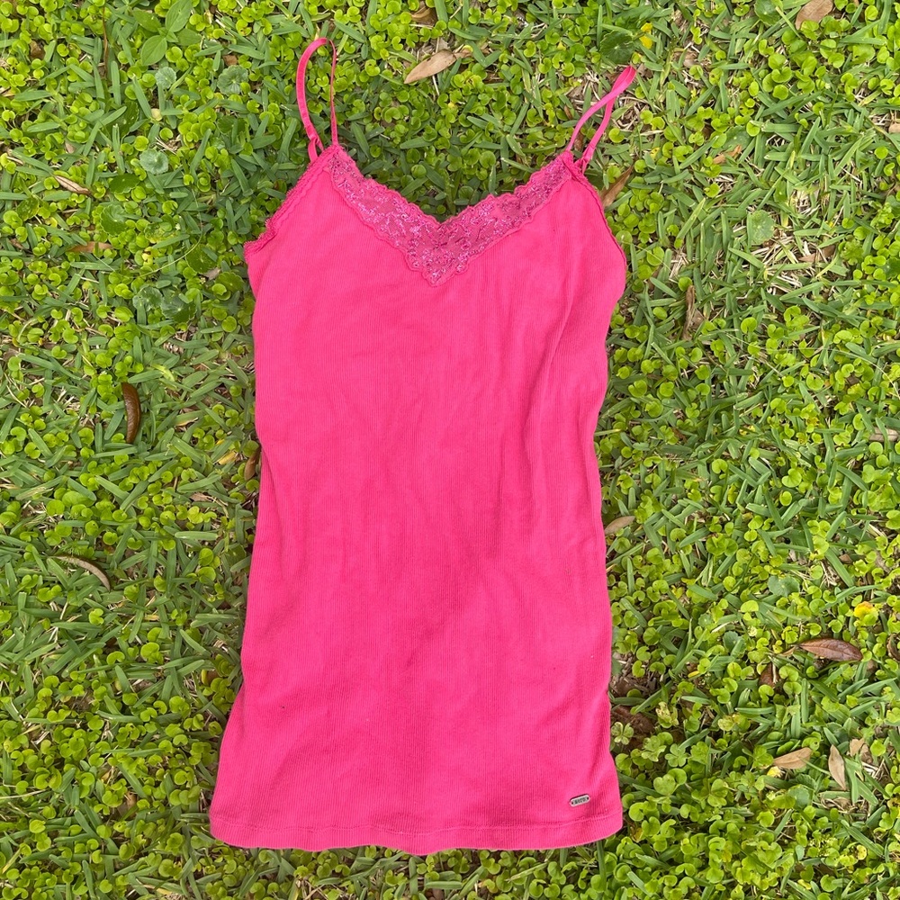 y2k aeropostale lace tank